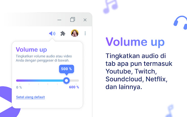 Volume up - Tingkatkan volume