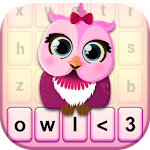 Cover Image of Download Cute Owl Keyboard Theme 1.4 APK