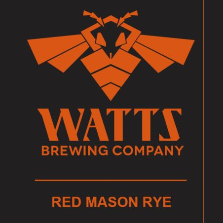 Logo of Watts Brewing Company: Red Mason Rye