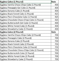 Cake On Rack menu 1