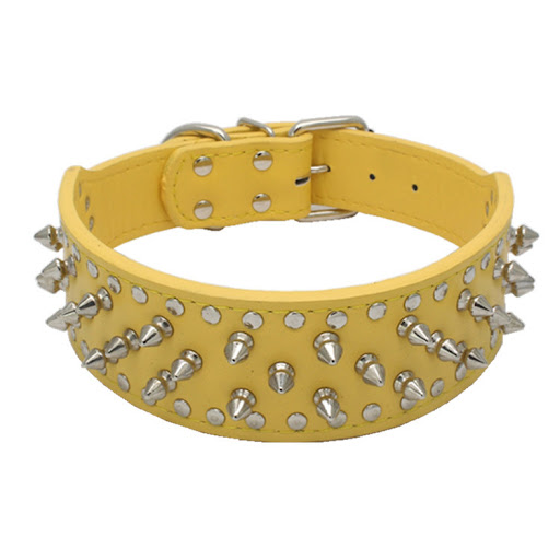 Title 7, Bullet Nail Pet Dog Collar Medium and Large. Du...