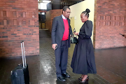  Suspended public protector Busisiwe Mkhwebane with her lawyer Dali Mpofu.