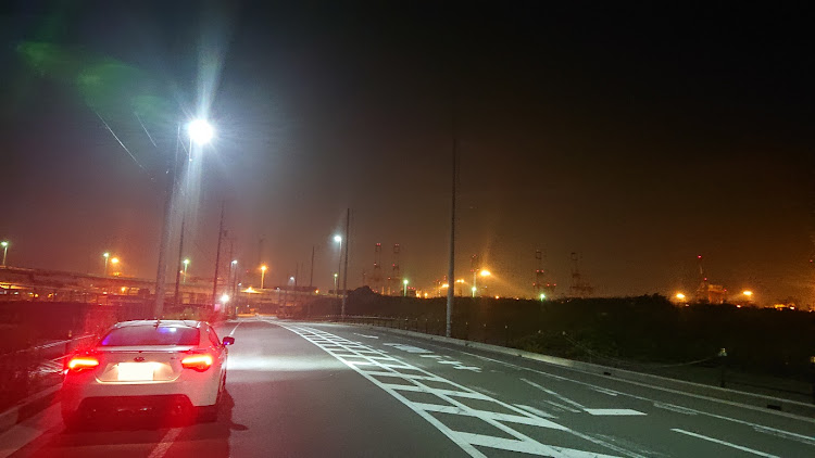BRZの夜景と愛車・海底トンネル・夢舞大橋・橋とコラボに関するカスタム事例の投稿画像2枚目