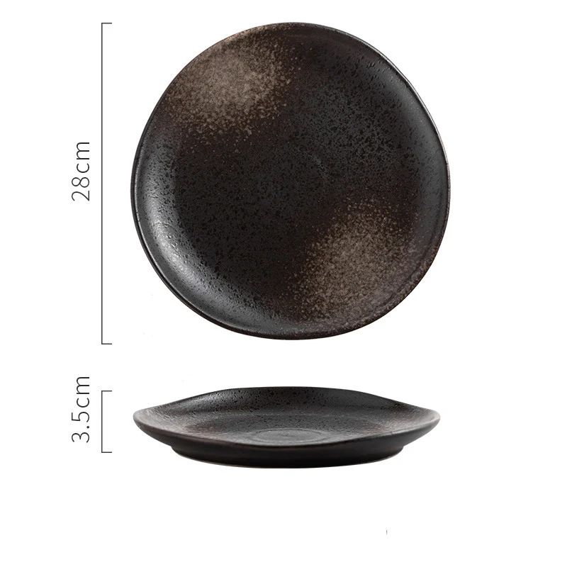 Irregular Ceramic Plates with Special-Shaped Creative Discs. Elevate Your Dining Experience with Unique, Stylish, and Ey