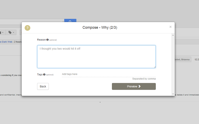 IntroNet for Gmail Preview image 3