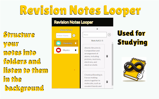 Notes Looper (text To Audio Notes) (Notes Repeater/ Shuffle Through Notes)