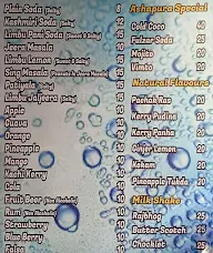 Ashapura Soda Parlour menu 1