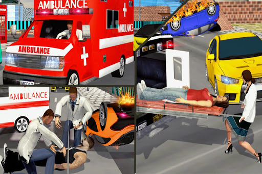 City Ambulance Rescue Driver Ambulance Simulator