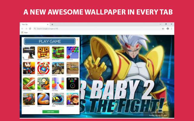 Dragon Ball Fighter Z Wallpapers and New Tab