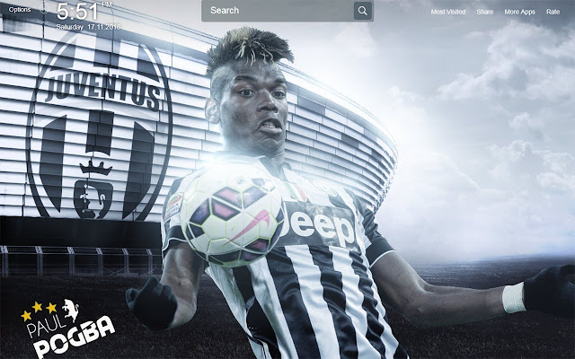 Paul Pogba Wallpapers New Tab Theme