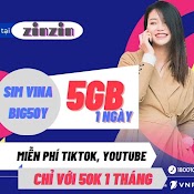 Sim Big50Y 5G/Ngày Miễn Phí 14 Tháng Không Cần Nạp Thêm Tiền