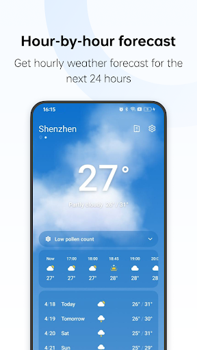 Screenshot WeatherService