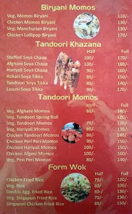 Ra Ra Momos Express menu 1