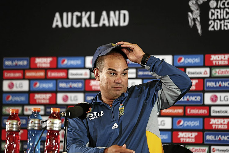 Outgoing Proteas coach Russell Domingo.