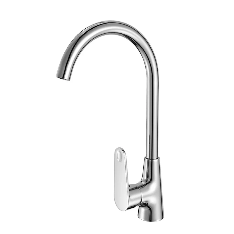 Torneira de pia de cozinha quente e fria. Facilita a lavagem de louças, com controle de temperatura para maior conforto e economia de água.