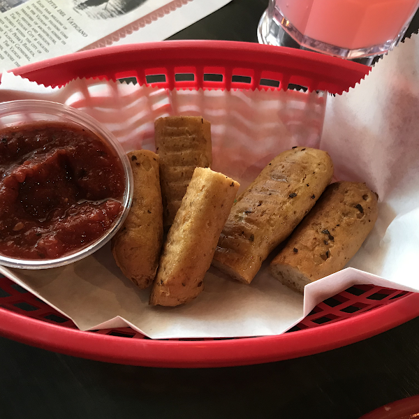 Gluten free breadsticks $3.95