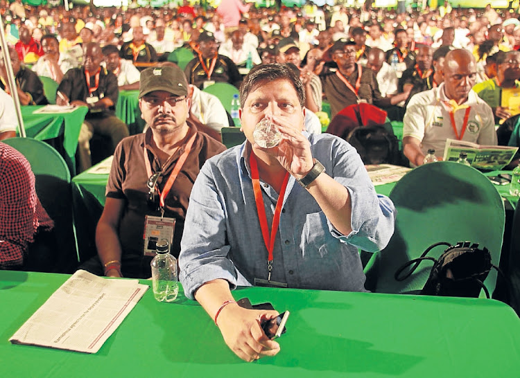 Atul Gupta, right, and Rajesh Gupta at the ANC'S conference on December 17 2012 in Mangaung.