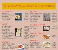 Nandi Sweets menu 2