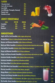 Juiceteria The Juiceshop menu 2