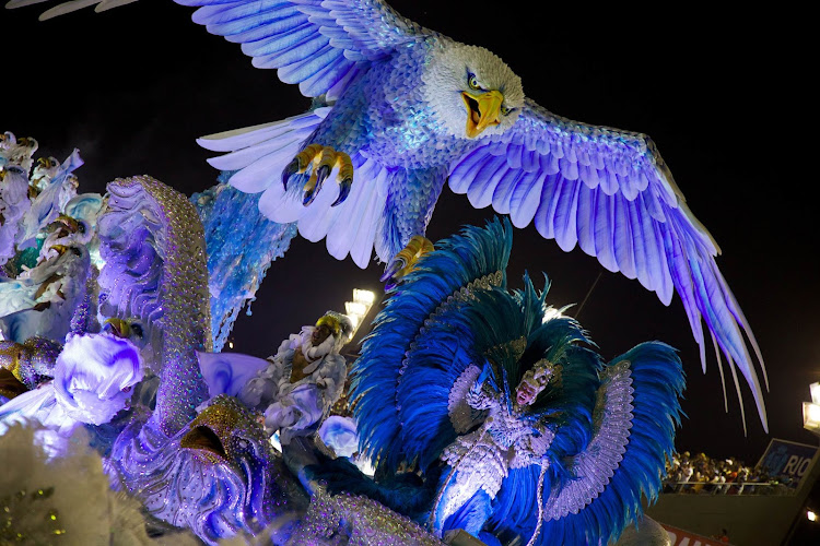 Nature is celebrated in this Carnaval float in Rio de Janeiro.