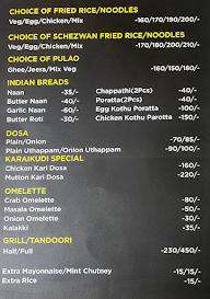 The Karaikudi Kitchen menu 1