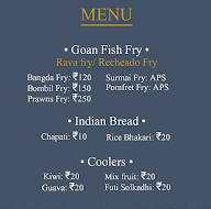 Aami Goikar menu 1