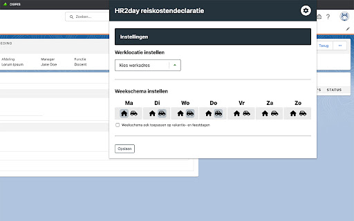 HR2day reiskostenvergoeding