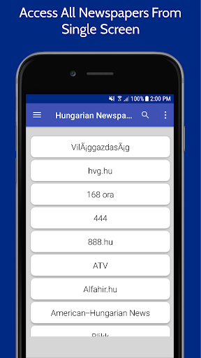 Hungary Newspapers App  Hungary News App