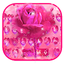 Herunterladen Pink Rose keyboard Installieren Sie Neueste APK Downloader