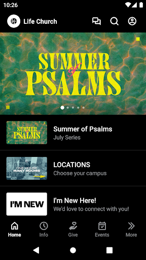 Screenshot Life Church US