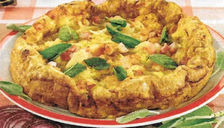 Frittata con la pancetta