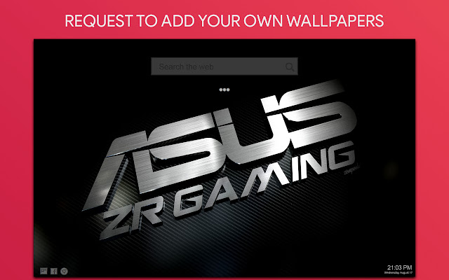 Asus Wallpaper HD Custom New Tab