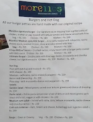 Morellos menu 4