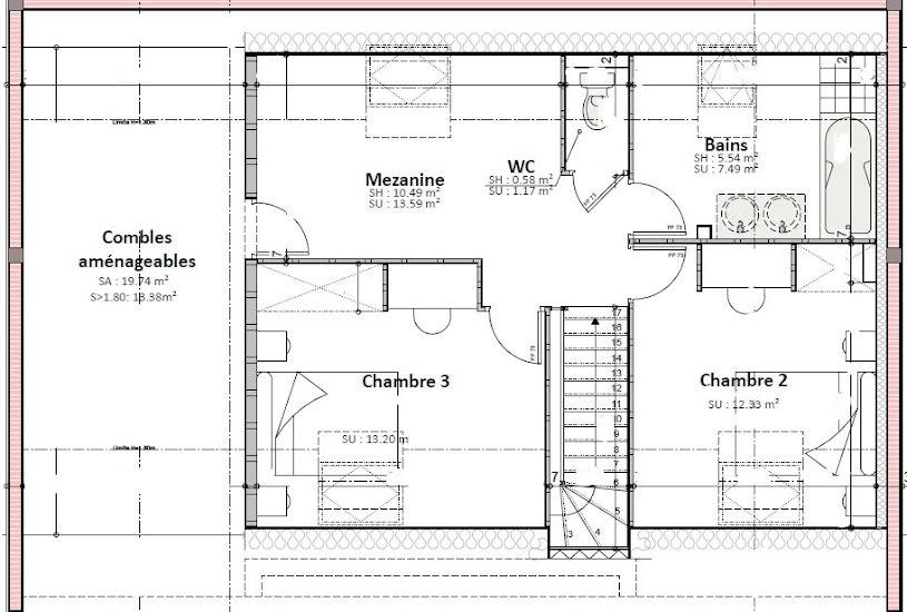  Vente Terrain + Maison - Terrain : 412m² - Maison : 100m² à Juigné-sur-Sarthe (72300) 