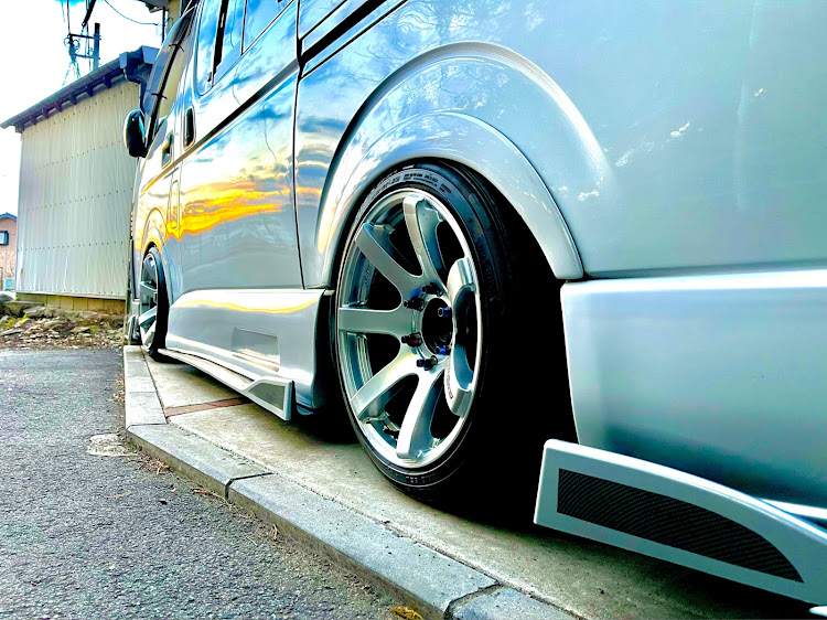 ハイエースバンのドリ車ハイエースに向けて・LENSO RT7・作業車・エンジン載せ換え準備に関するカスタム事例の投稿画像5枚目
