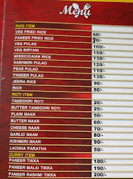 Bn's Corner menu 2