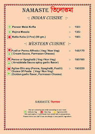 Namaste Tilottama menu 8