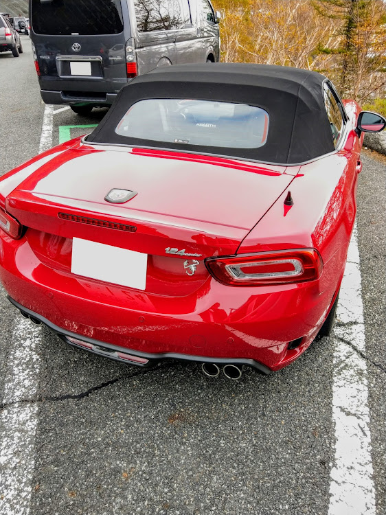 335i Cabrioletのドライブ・富士宮口・諏訪湖でウナギ・om!zoさんとの偶然の出会いに感謝・アバルト124スパイダーに関するカスタム事例の投稿画像3枚目