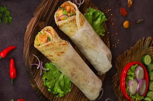 Double Stuffing Paneer Roll