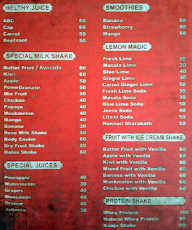 Jevoya Cafe menu 5