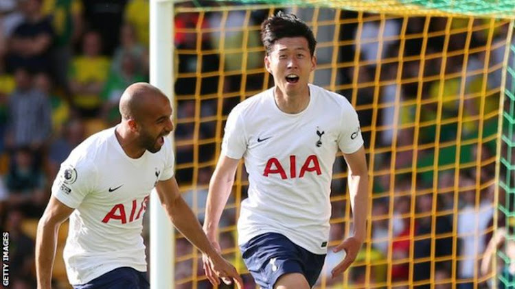 Son Heung-min's second-half double put him level with Liverpool's Mohamed Salah in the race for the Golden Boot