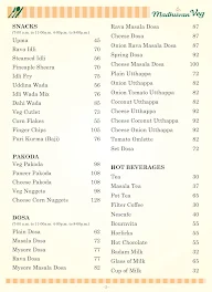 Madhuvan Veg menu 2