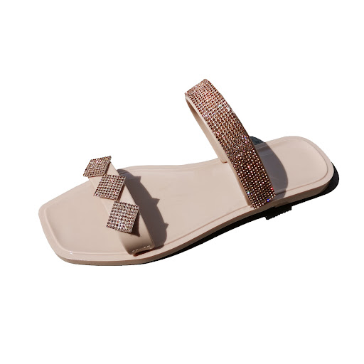 Title 8, Womens Fashionable Square Toe Two-strap Light ...