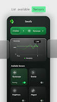 Sensify: Phone Sensors Plots Screenshot
