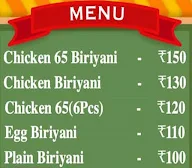 Persia biriyani menu 1