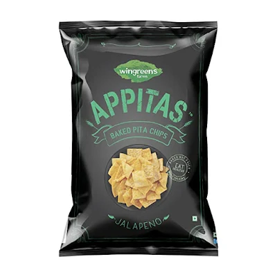 Wingreens Farms Wingreens Appitas Pita Chips - Jalapeno - 60 gm