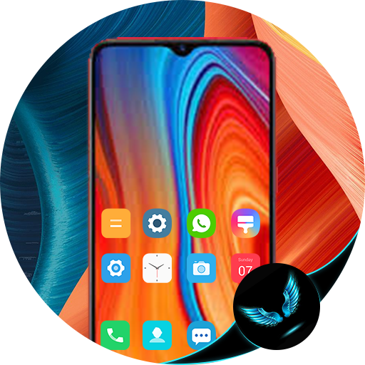 launcher Colorful theme for Realme C3 pro