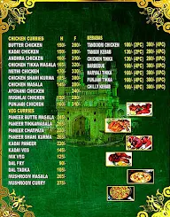 Hyderabad Bawarchi menu 2