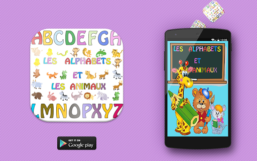 Les alphabets et les animaux