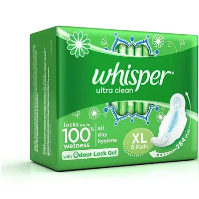 Whisper Ultra Clean - 8 pcs